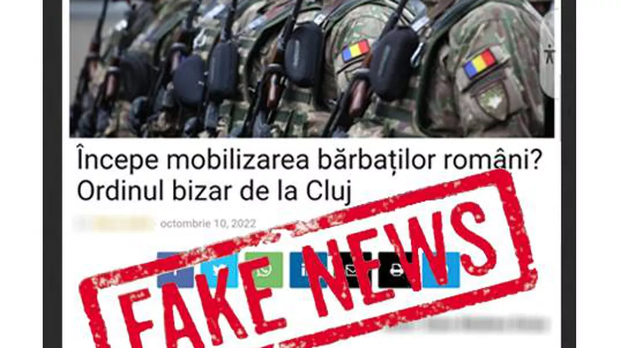 MApN dezminte zvonurile și falsurile care circulă în mediul online conform cărora România s-ar pregăti pentru război