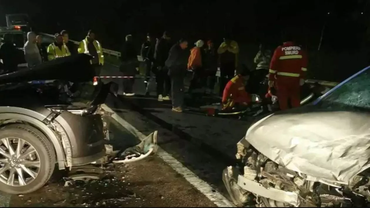 Un șofer din Teleorman a lovit un biciclist, iar după s-a ciocnit cu o altă mașină