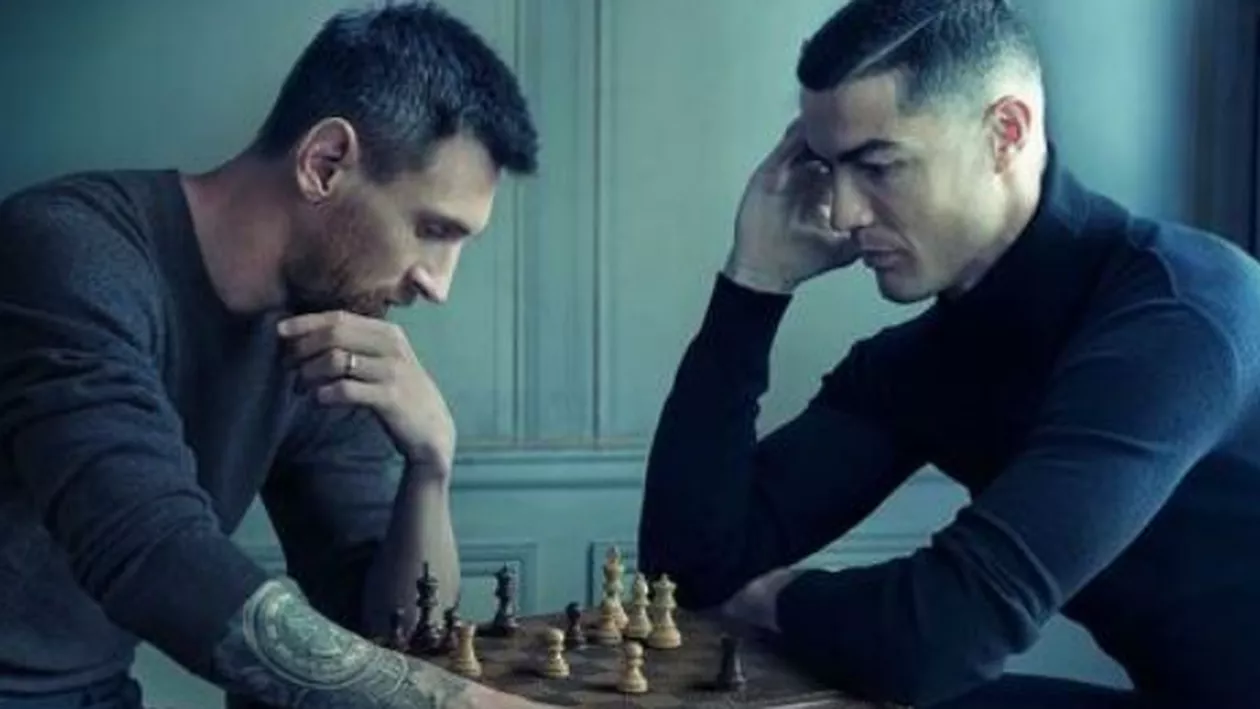 Messi și Ronaldo, împreună într-o ședință foto pentru Louis Vuitton. Imaginea a adunat milioane de like-uri  (FOTO)