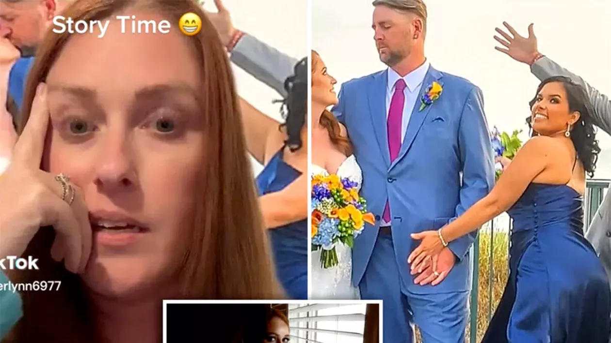 Șocul unei mirese când a văzut imaginile de la nuntă: una din domnișoarele de onoare a „atentat” la soțul ei. Femeia a postat „dovada” pe TikTok