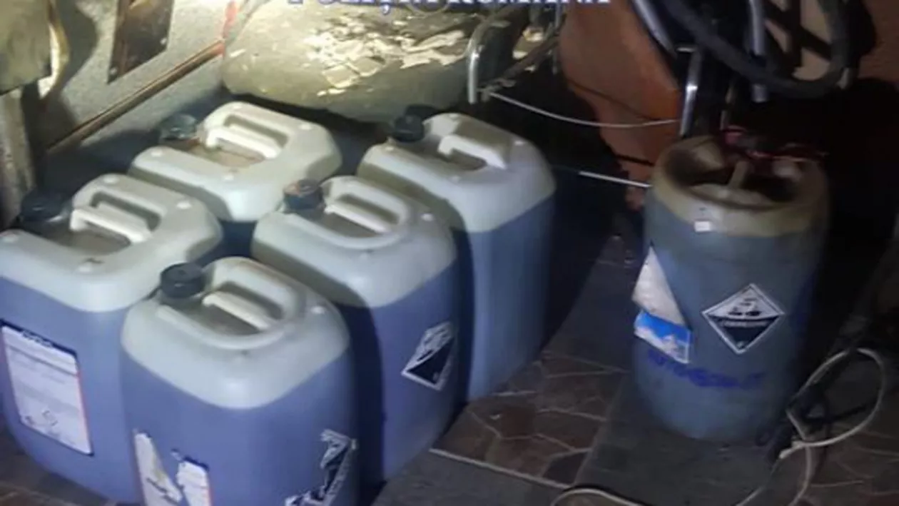 Gorj: Peste 100 de tone de produse petroliere furate din conducte, descoperite în timpul unor percheziții