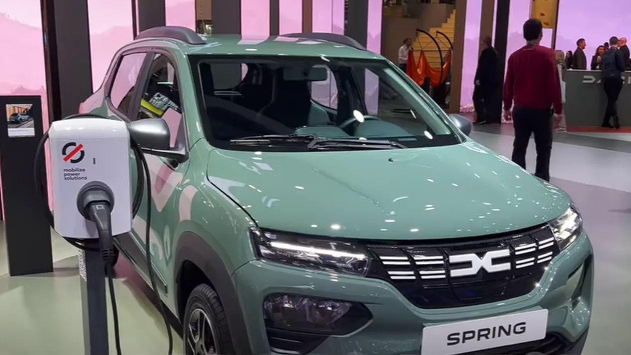 Сele mai vândute mașini electrice din România. Dacia Spring, în fruntea clasamentului (VIDEO)