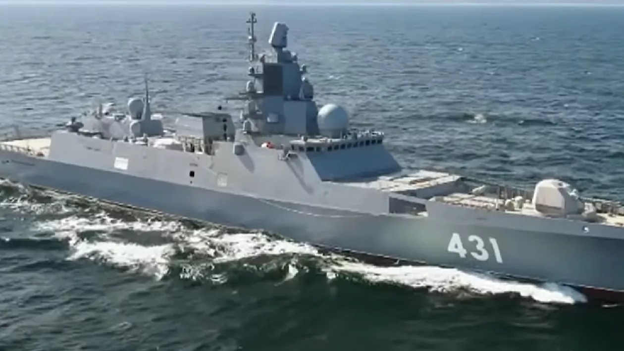 Alertă la NATO: fregata rusă Amiral Gorșkov, dotată cu rachete cu capabilități nucleare, vine în Marea Mediterană