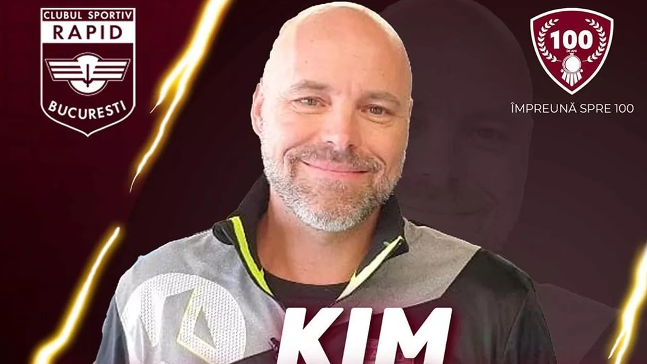 Este oficial! Kim Rasmussen preia conducerea Rapidului / Danezul vine din nou în România