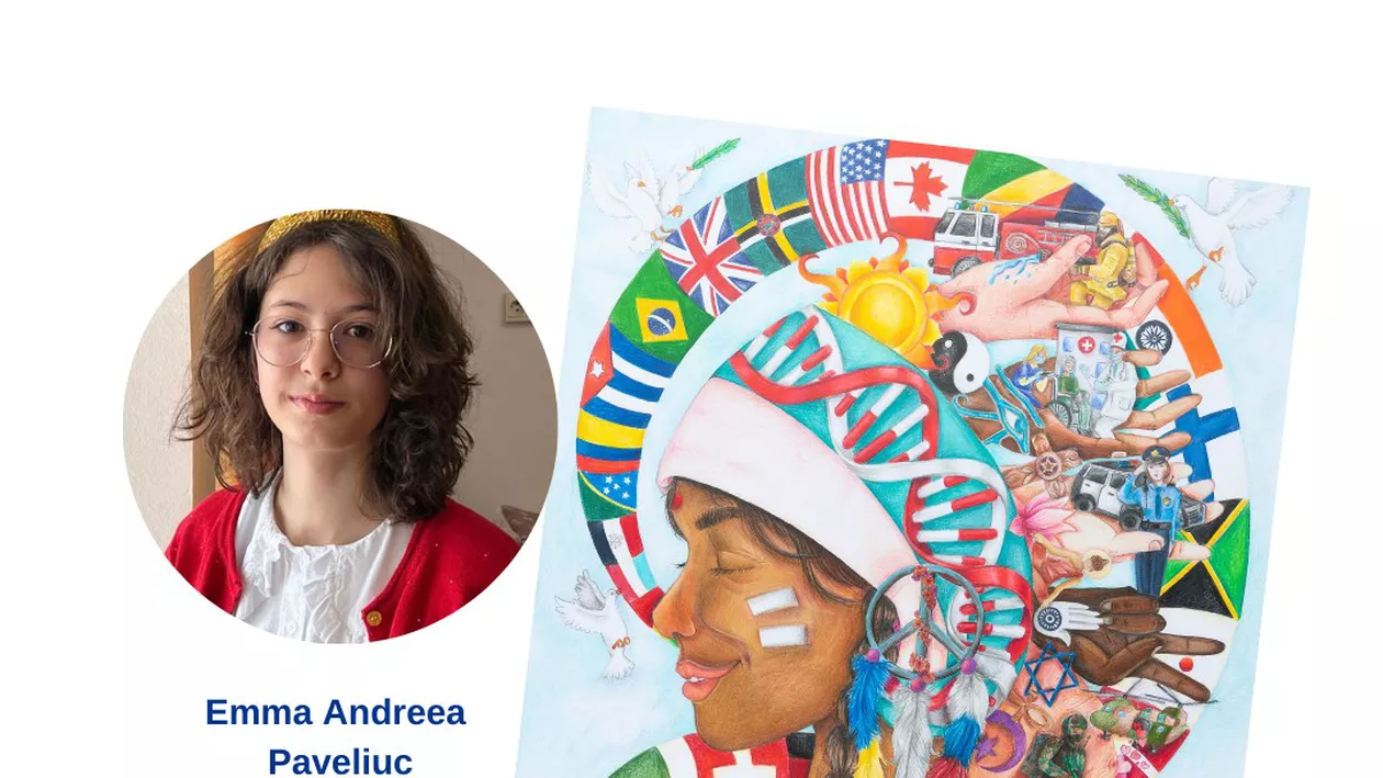 În timp ce mapamondul este amenințat de războaie, o elevă din Iași a cucerit lumea cu un mesaj pentru pace