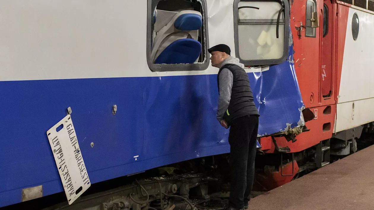 Acuzații grave lansate de sindicaliști în urma accidentului feroviar din Galați: Din 2011 nu s-a mai dat un leu la investiții în material rulant. Nu e buget nici pentru înlocuirea pieselor vechi (VIDEO)