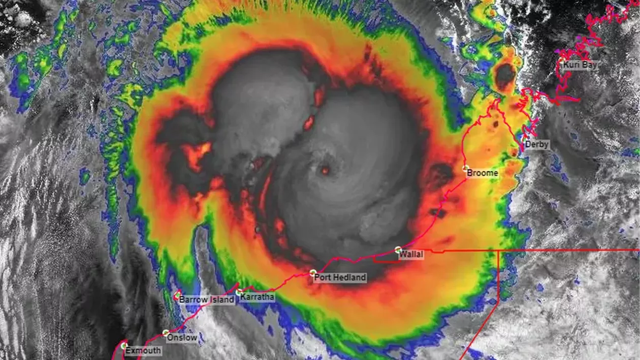 Ciclonul Ilsa a lovit nord-vestul Australiei cu rafale de vânt record de până la 288 km/h (VIDEO)