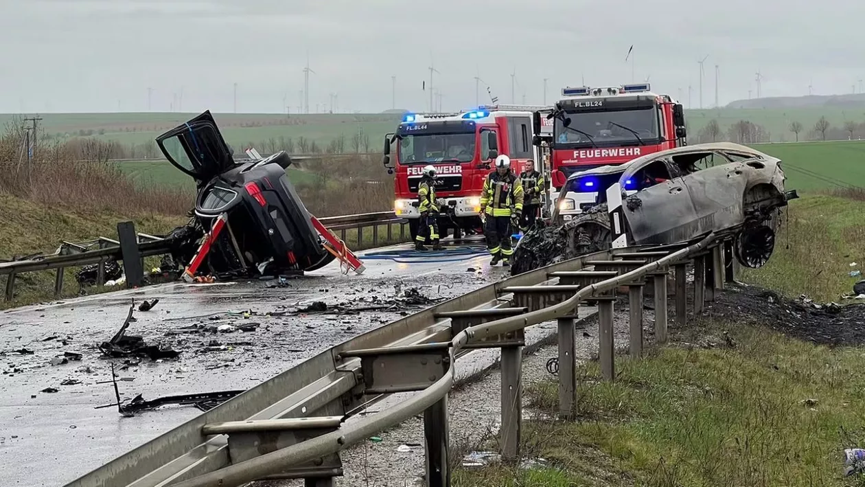 Accident grav în Germania! Un șofer cu permisul de conducere anulat de 16 ani a ucis șapte persoane
