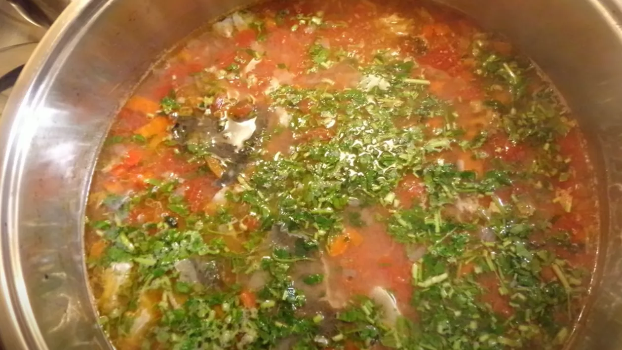 Secretele pescarilor: Cum să prepari cel mai delicios borș de pește (VIDEO)