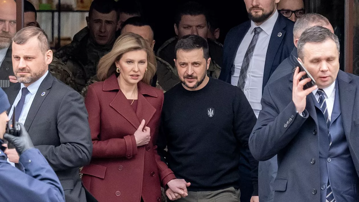 Olena Zelenska nu e foarte sigură că soțul său, Volodimir Zelenski, va candida la președinția Ucrainei în 2024
