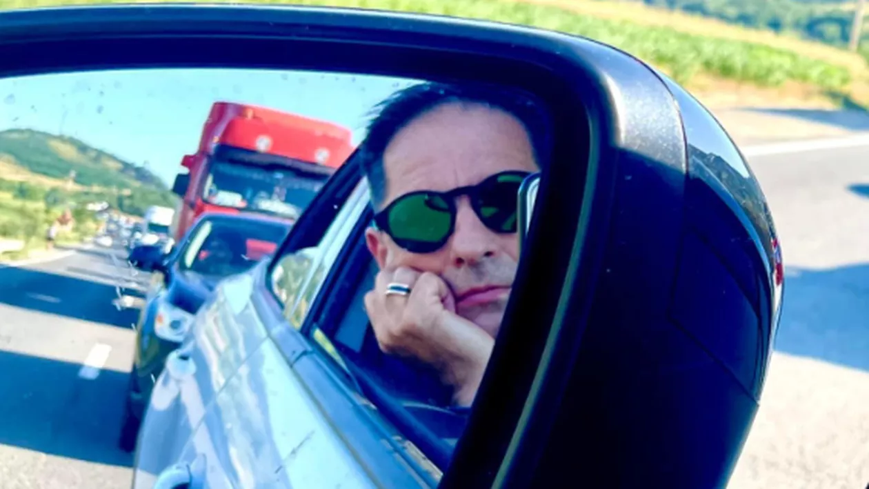 Dan Negru, blocat în trafic pe drumul de pe Valea Oltului: „N-or fi doar austriecii vinovați de eșecurile noastre”