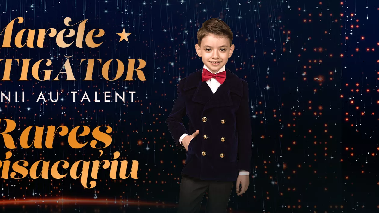 Rareș Prisăcariu, marele câștigător al celui de-al 13-lea sezon „Românii au talent” / Cu ce sumă a fost recompensat acesta
