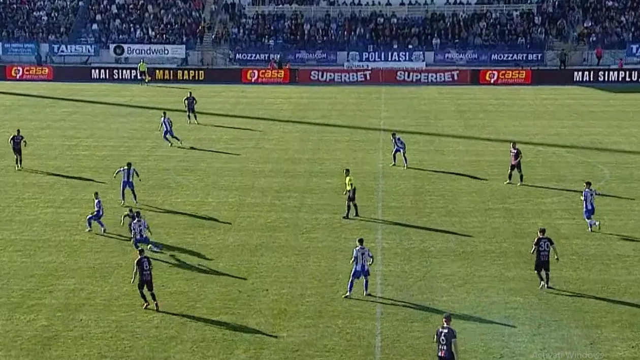 Poli Iași revine în Liga 1 după ce a învins-o pe Oțelul Galați, scor 2-0