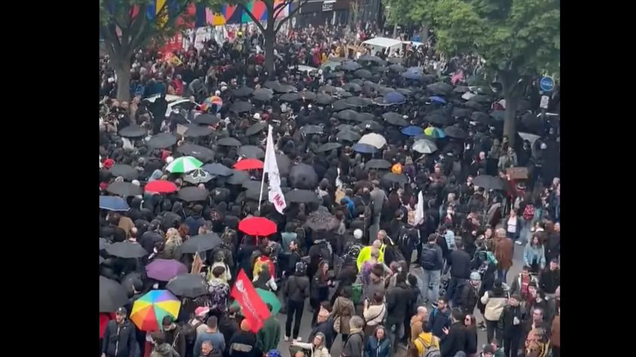 Noi proteste violente în Franța. Poliția avertizează cu privire la tulburările provocate de indivizi radicalizați (VIDEO)
