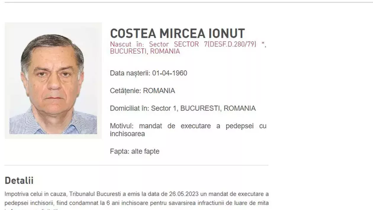 Ionuț Costea, cumnatul lui Mircea Geoană, reținut în Istanbul. Era dat în urmărire după ce primise o condamnare la închisoare și fugise din țară