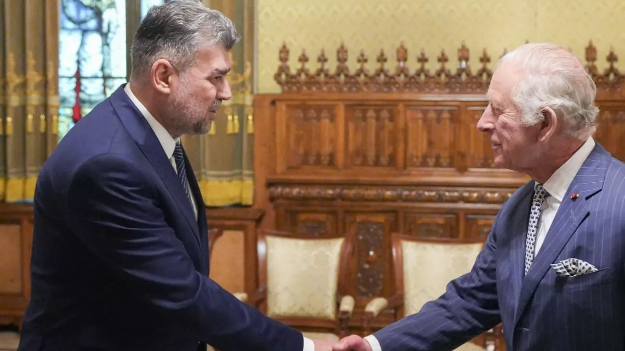 Marcel Ciolacu: În cadrul discuției private, l-am asigurat pe monarhul britanic de dorința noastră de a ne conserva tradițiile și de a ne proteja diversitatea naturală şi culturală