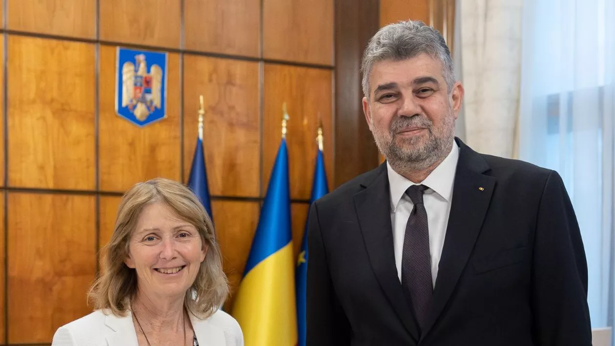 Premierul Ciolacu, discuții cu ambasadoarea SUA la Bucureşti despre programul Visa Waiver, aderarea României la OCDE şi combaterea traficului de persoane