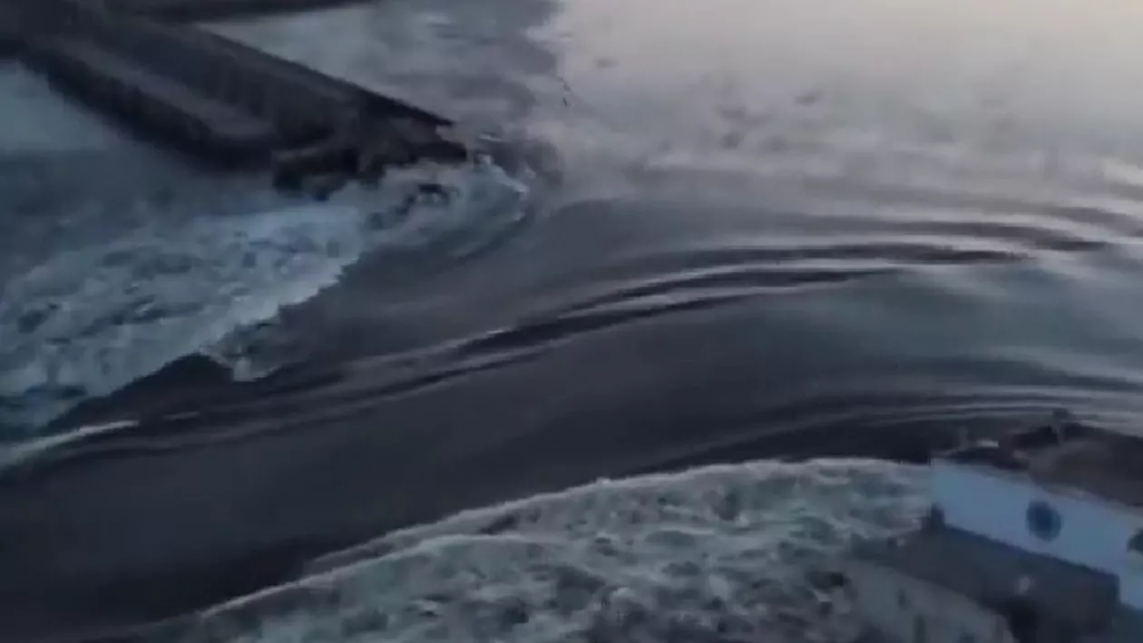 Rușii au mai distrus un baraj în Ucraina: ”Folosesc această tactică pentru a ne încetini avansul”