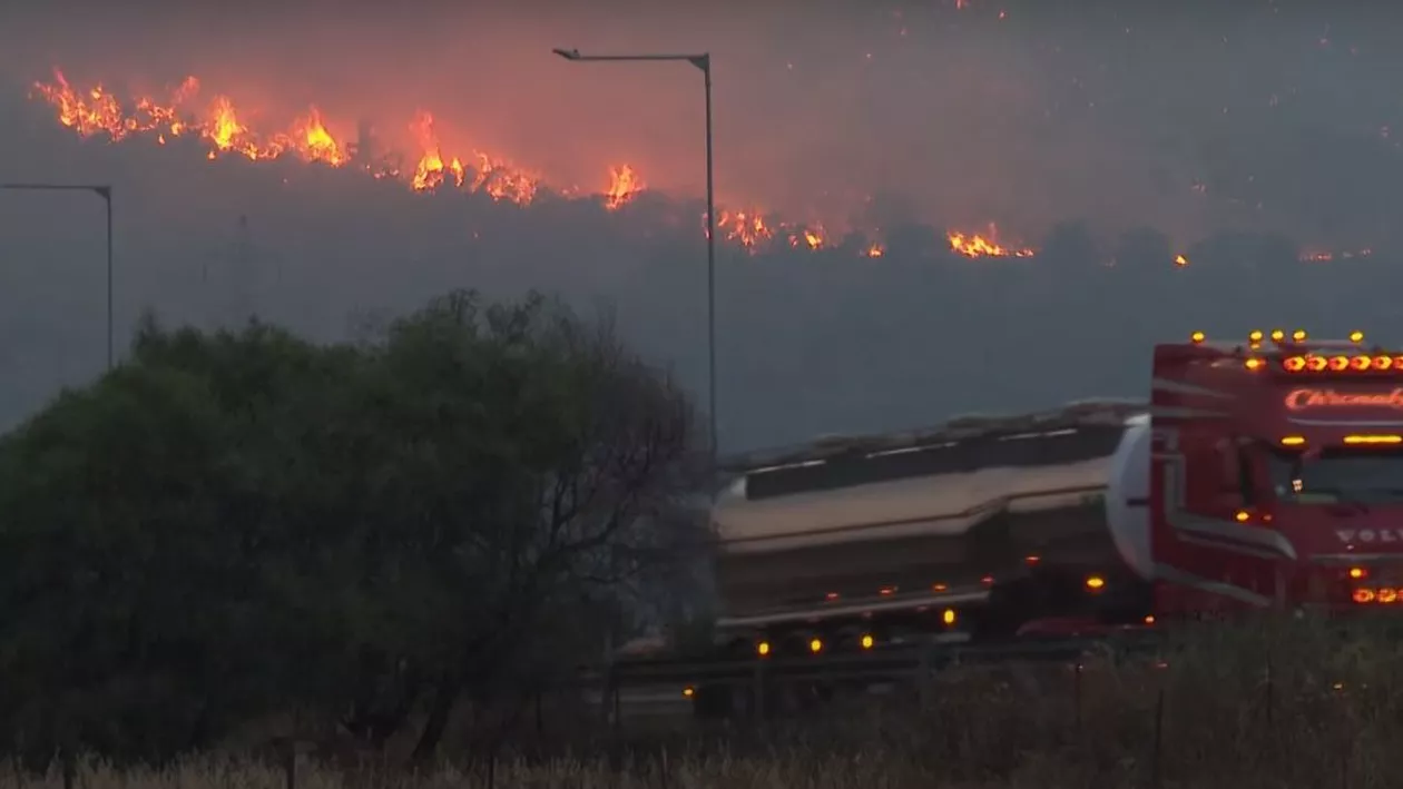 Un român a fost reținut în legătură cu incendiul masiv de lângă Atena / Codul roșu de caniculă din Grecia a fost prelungit (VIDEO)