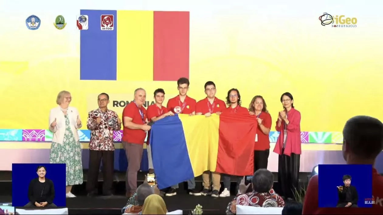 Patru elevi au pus România pe primul loc în lume la Geografie: „Suntem în competiție cu cei din Singapore. Ei fac 15 ore pe săptămână, noi una”