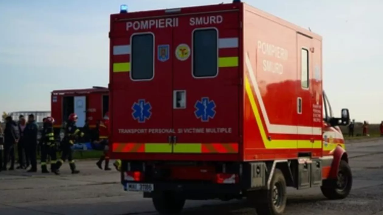 Un TIR a luat foc în Vama Nădlac. Camionul arde generalizat