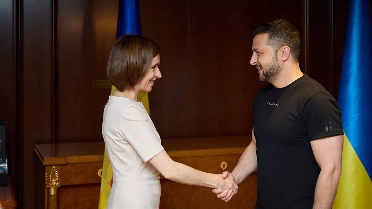 Maia Sandu, după discuția cu Volodimir Zelenski: Republica Moldova și Ucraina fac reforme complicate și pași concreți ca să accelereze inițierea negocierilor de aderare la UE