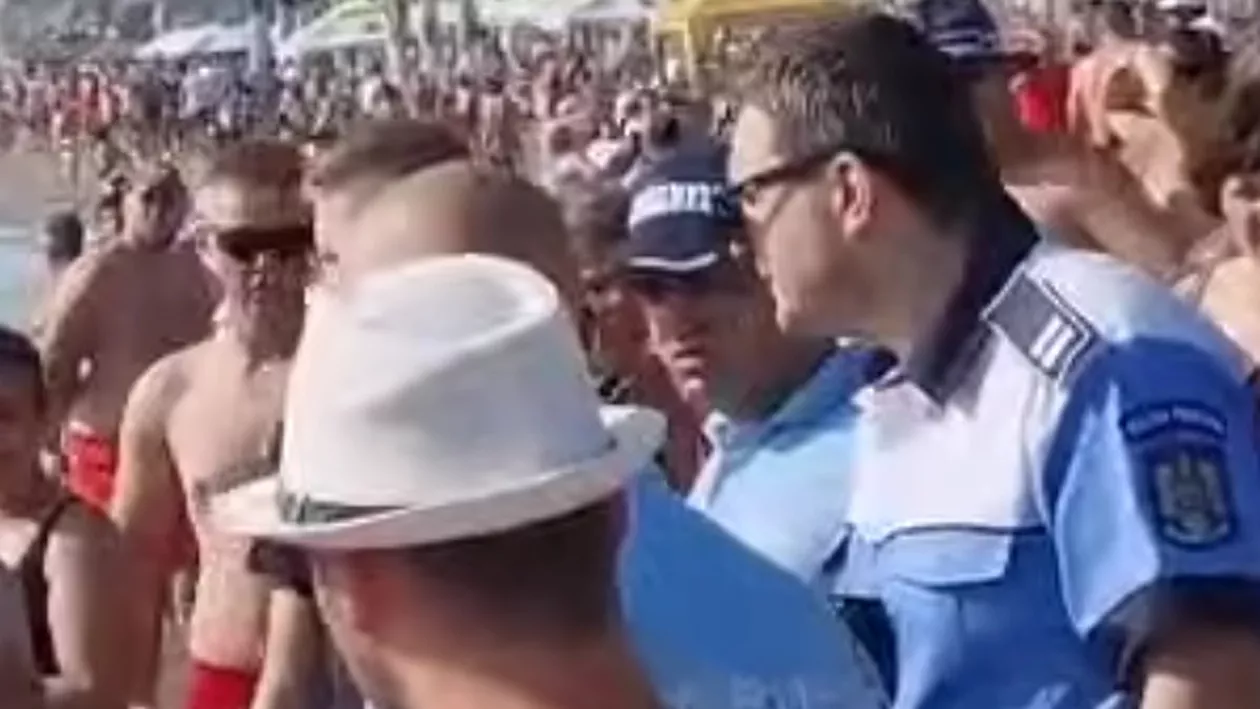 Un nou scandal pe litoral. Turiștii din Eforie, nemulțumiți că salvamarii le-au interzis să intre în apă, pe steag roșu (VIDEO)