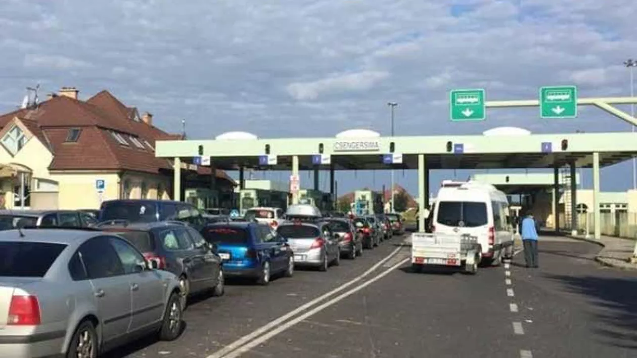 Bătaie filmată în Vama Petea. Un şofer român de TIR a sărit cu pumnii şi picioarele pe un funcţionar maghiar