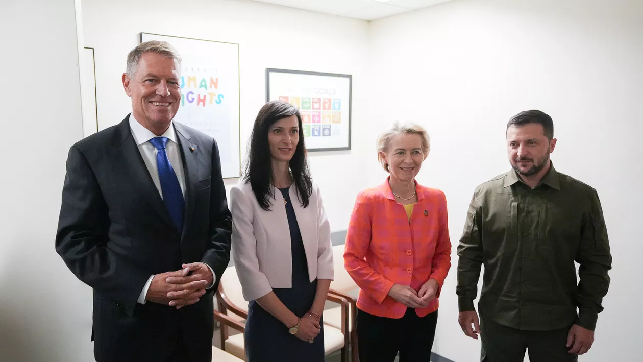 Iohannis, după discuția cu Zelenski și von der Leyen: Am găsit soluții pentru tranzitul cerealelor ucrainene și pentru a gestiona exportul spre România