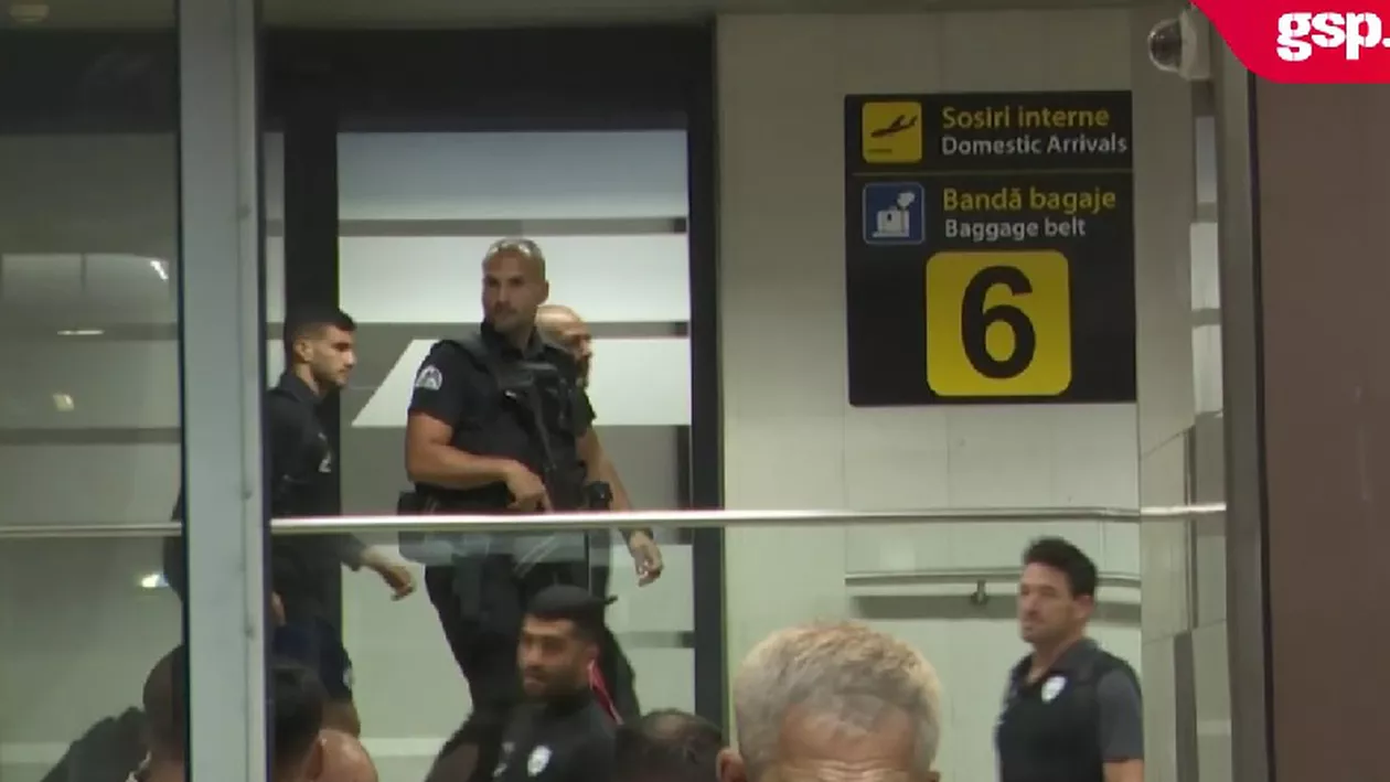 Naționala Israelului, păzită cu mitralierele de agenți Mossad pe Aeroportul Otopeni