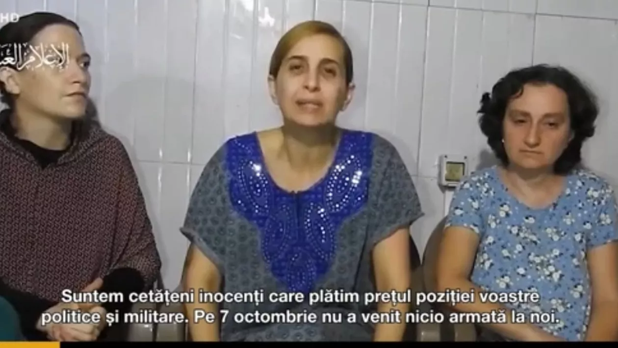 Hamas a publicat un clip cu trei ostatice luate. Una dintre acestea, fiica unui român. Virgil Bălăceanu: Nu este altceva decât un război informațional. Vor folosi ostaticii ca monedă de schimb. Ei au un plan (VIDEO)