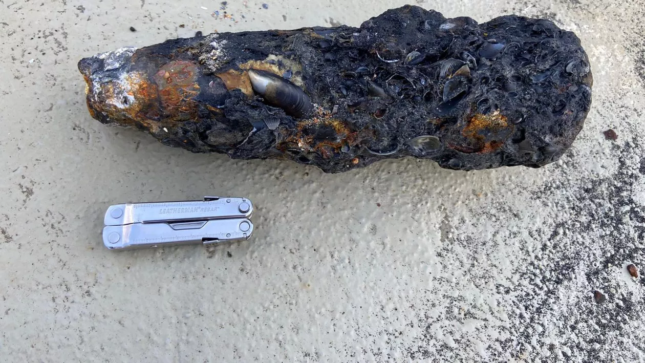 Un proiectil posibil „din cel de-Al Doilea Război Mondial” a fost neutralizat de scafandri în zona Eforie Nord