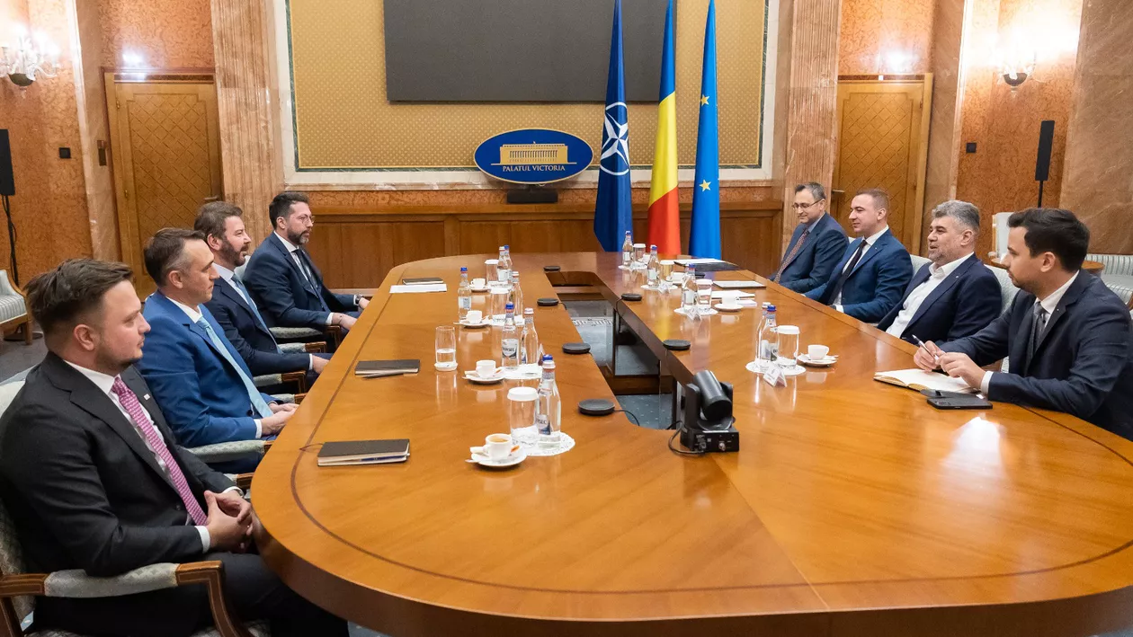 Marcel Ciolacu, discuție cu UiPath „despre soluțiile necesare pentru a digitaliza sistemele informatice ale statului”: „Le-am spus că nu vrem să inventăm roata, ci să preluăm un model internațional de succes”