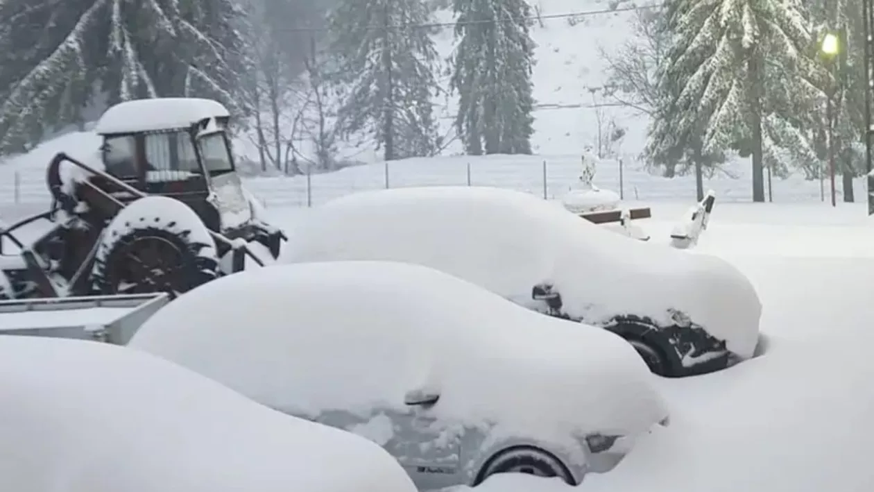 România, lovită de un vortex polar: Ninsori abundente și temperaturi de până la -12 grade
