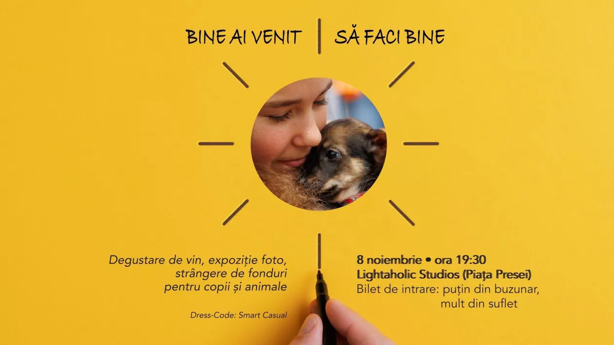 Strângere de fonduri pentru copii și animale, organizată miercuri de Fundația Ilfov Împreună. „Trebuie să arătăm empatie tuturor ființelor, iar când e cazul, să dăm și o mână de ajutor”