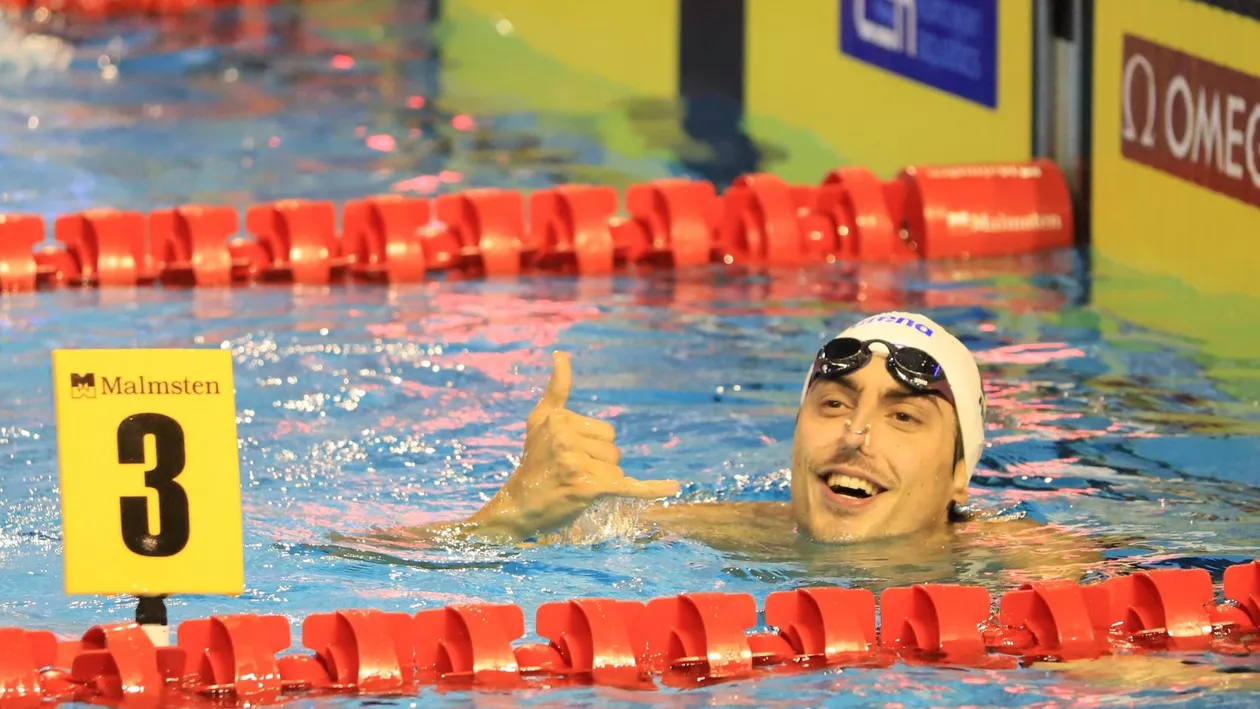 Prima medalie pentru România la Campionatele Europene de înot de la Otopeni, obținută de Andrei Ungur / Ce timp a înregistrat sportivul