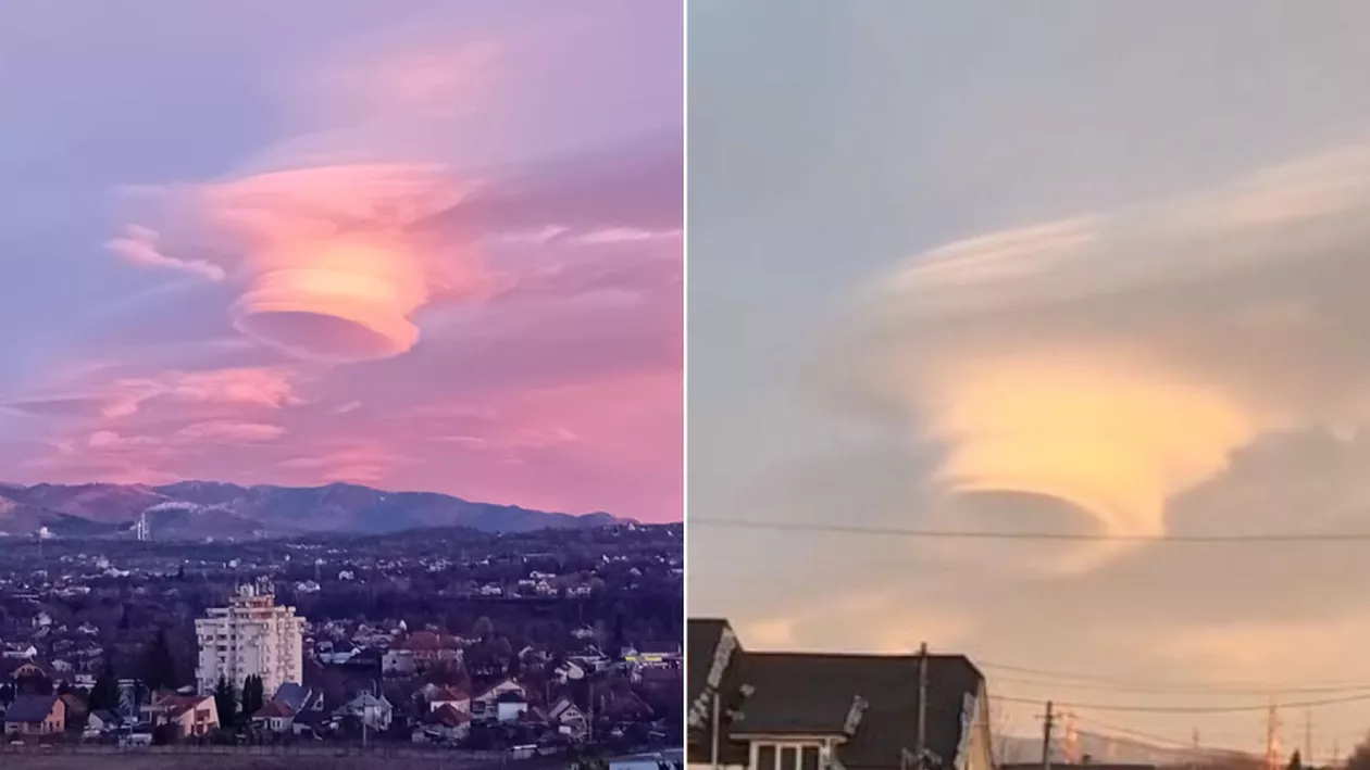 Un fenomen rar și spectaculos pe cerul României. Ce este ”OZN-ul” remarcat pe cer din Câmpulung și Sinaia
