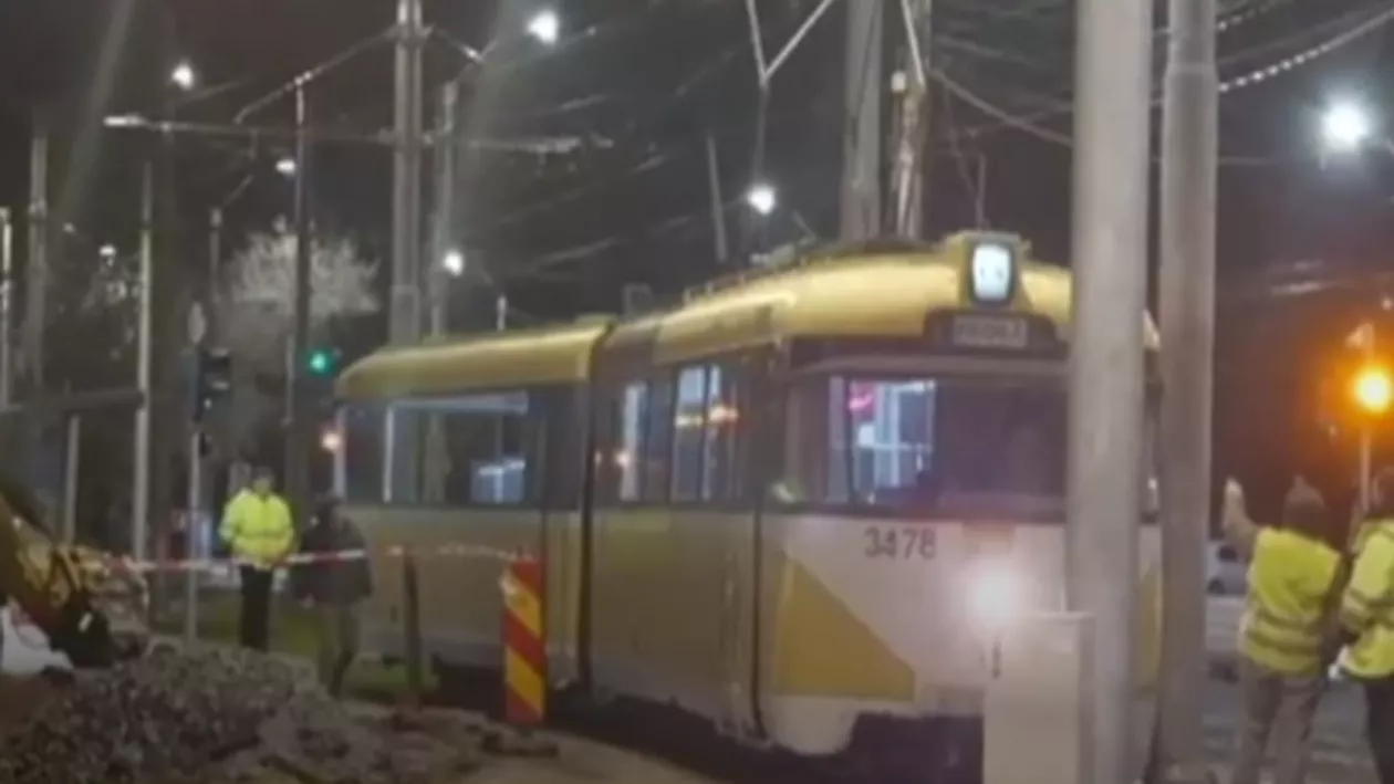 Lucrarea nouă a liniilor de tramvai din Timișoara trebuie refăcută. Vehicului nu încape pe șine