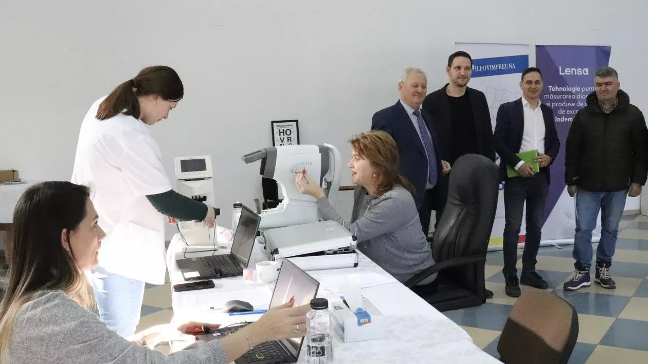 670 de perechi de ochelari gratuiți oferiți până în acest moment în cadrul campaniei “Ilfov, prin ochii tăi” în Gruiu și Grădiștea