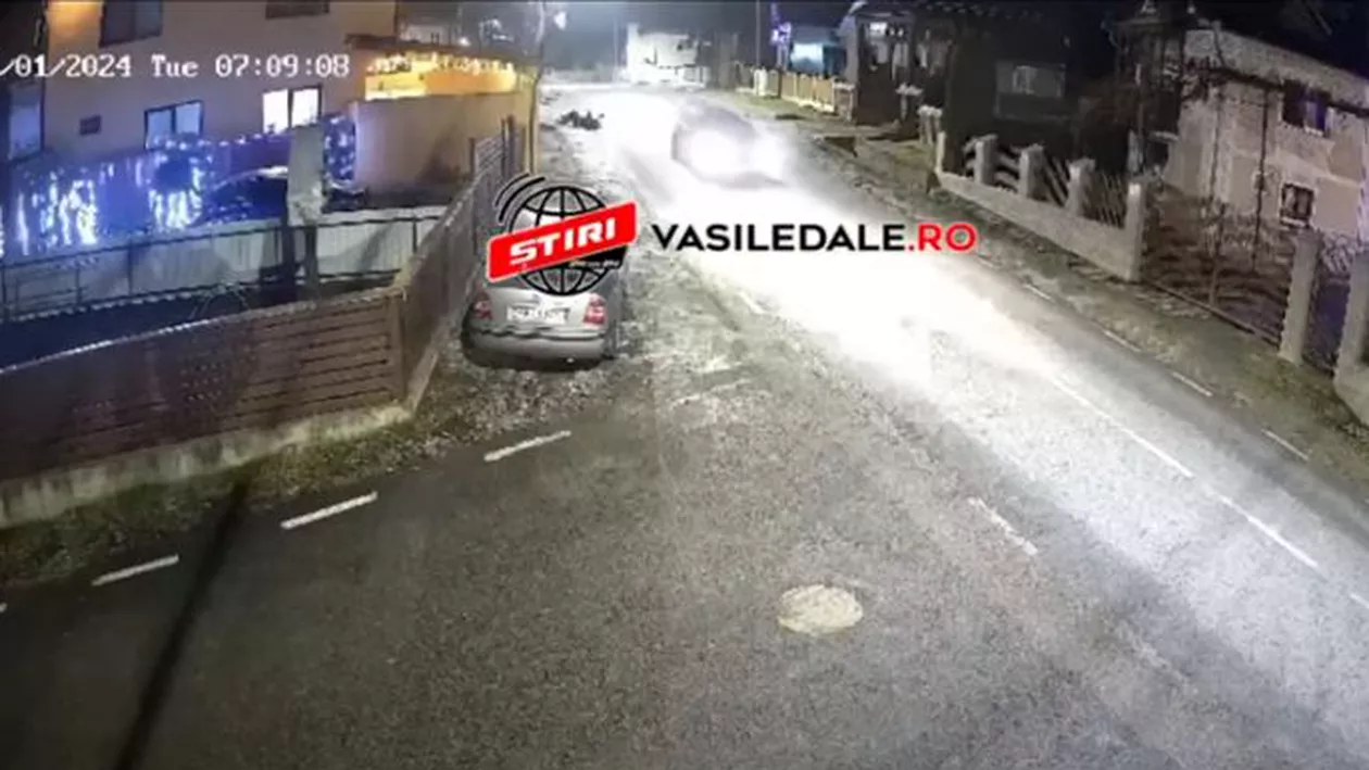 Maramureș: Un preot care mergea cu Boboteaza a lovit cu mașina un pieton, apoi și-a continuat drumul. Victima a rămas întinsă pe asfalt