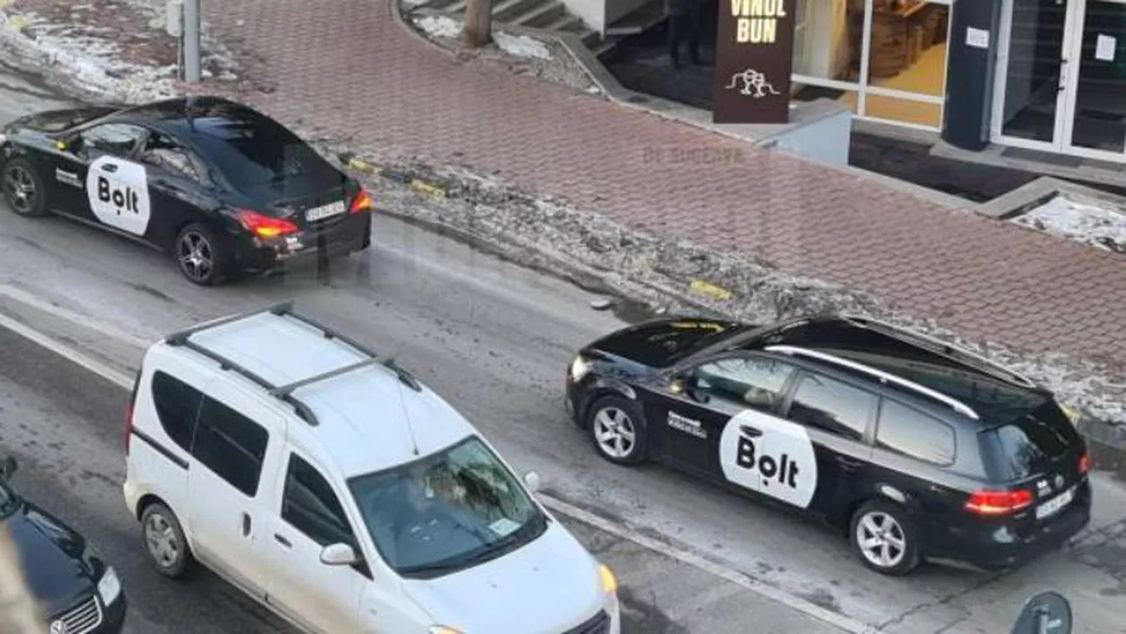 Peste 100 de șoferi Bolt și Uber au protestat în Suceava. Revendicările lor