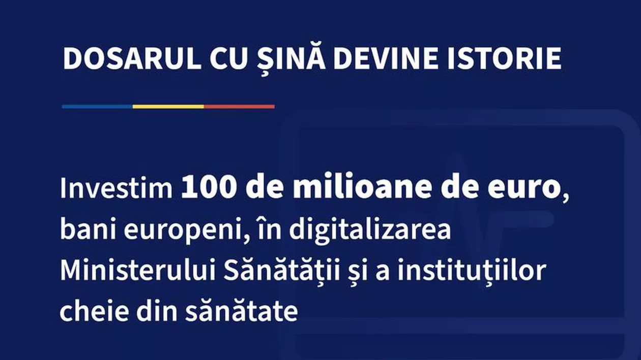 Alexandru Rafila:  94 de cereri de finanțare aprobate pentru digitalizarea unor instituții cruciale din sistemul central de sănătate publică