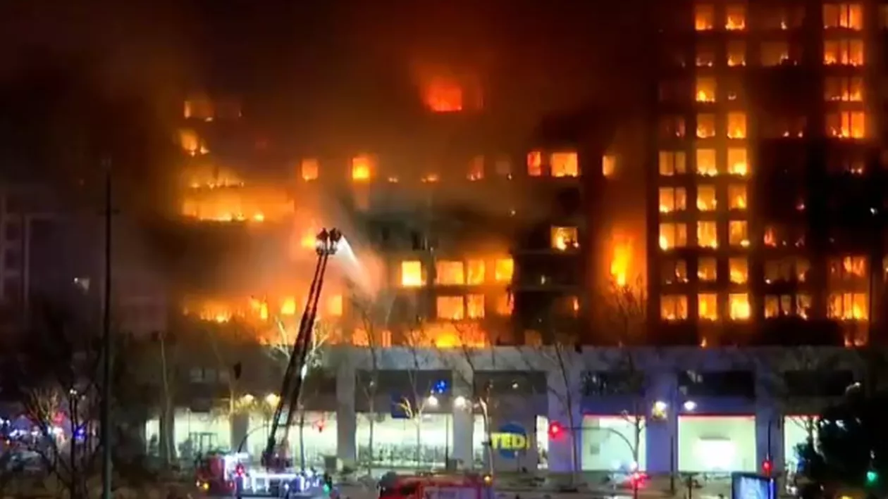 MAE: Nu sunt români printre victimele incendiului din Valencia