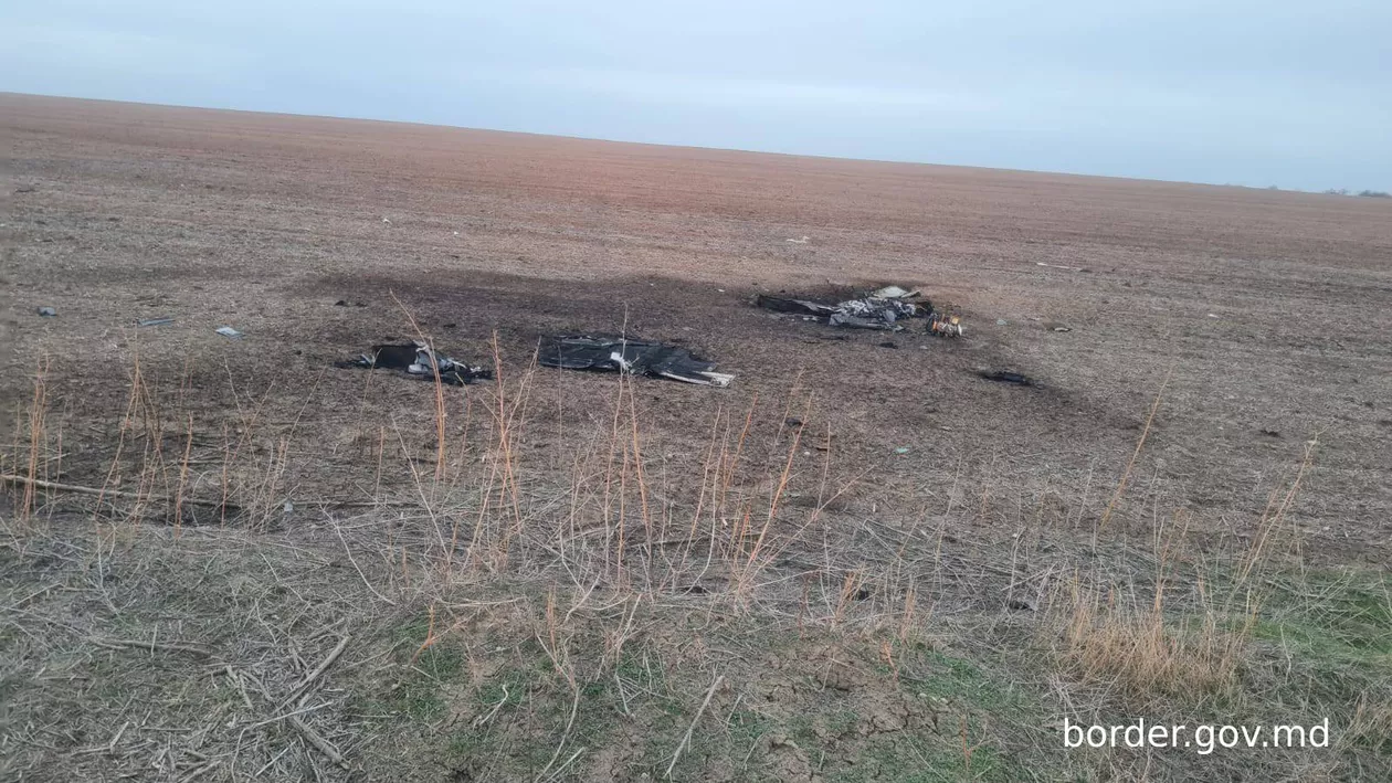 Fragmente de drone Shahed găsite în Republica Moldova, la granița cu Ucraina