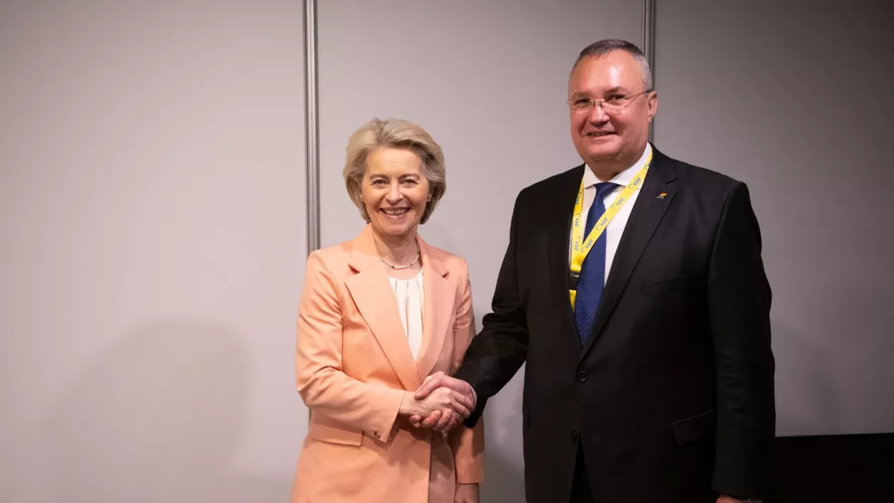 Nicolae Ciucă, întâlnire cu Ursula von der Leyen: I-am arătat că prioritatea imediată a României este admiterea deplină a țării noastre în Spațiul Schengen (FOTO)