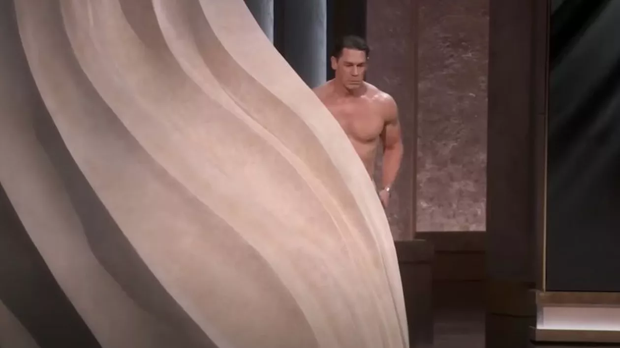 Cel mai amuzant moment la Premiile Oscar: John Cena a apărut dezbrăcat pe scenă. Ce mesaj a transmis (VIDEO)
