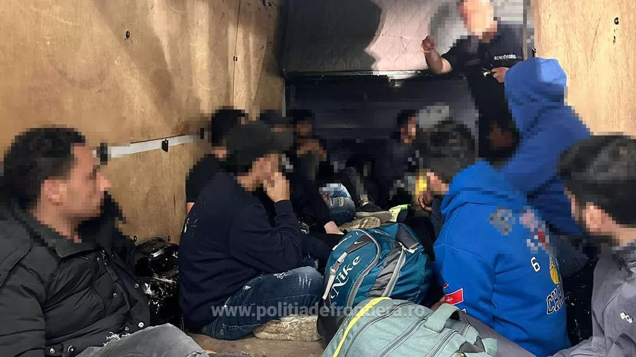 Peste 10 migranți, prinși de poliția de frontieră încercând să iasă ilegal din România