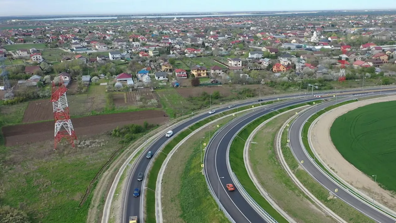 Un alt lot de autostradă se va deschide luni lângă București / Inaugurarea are o întârziere de jumătate de an