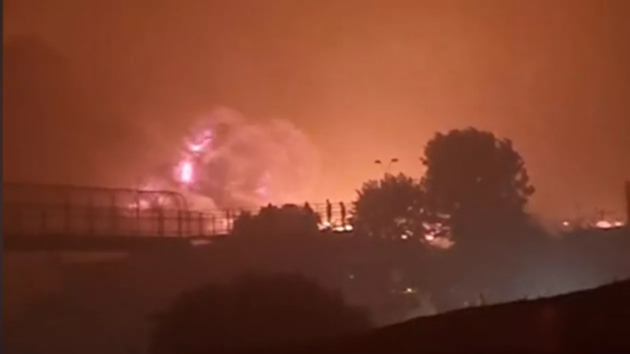 Televiziunea de stat din Iran a difuzat repetat imagini de la un incendiu din Chile și a susținut că prezintă urmările atacurilor asupra Israelului