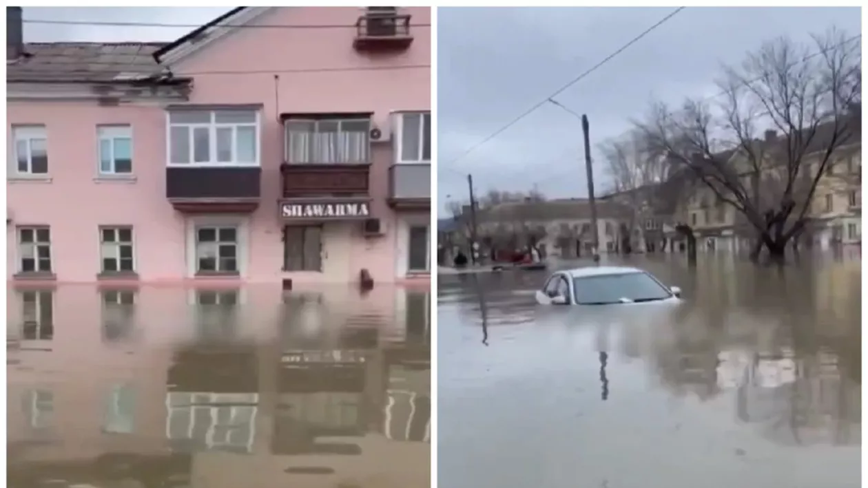 Rusia declară urgență federală din cauza inundațiilor. A fost deschisă și o anchetă penală după ruperea barajului din Orsk. Mii de persoane evacuate (FOTO)